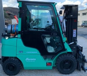 Cabine avec portes souples, rigides pour chariot élévateur - AURAMA_2