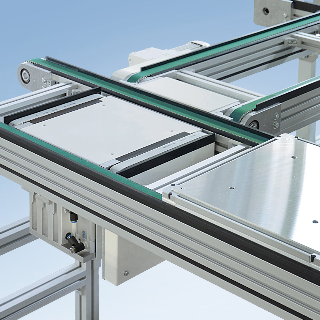 Convoyeur à courroies dentées ZRF-P 2010 - Transport de porte-pièces lourds et produits stables - mk technology group_2