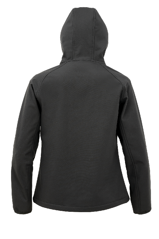 Veste softshell recyclée 3 couches avec capuche pour femme - Réf: R911F - Imperméable, respirante et coupe-vent_2