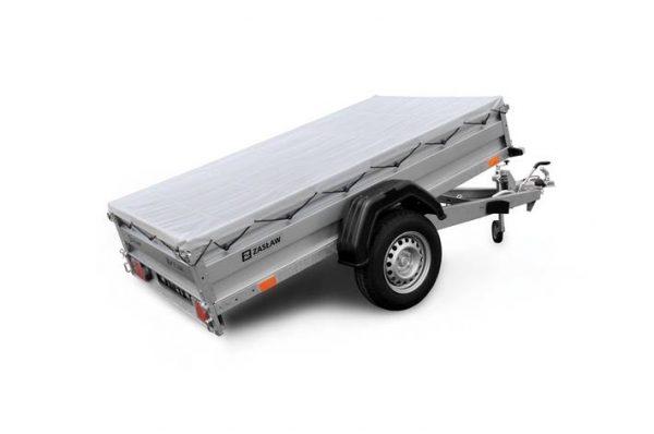 Remorque bagagère freinée - 2,35 X 1,32 M - 1300 KG - ZASLAW 235SH_2