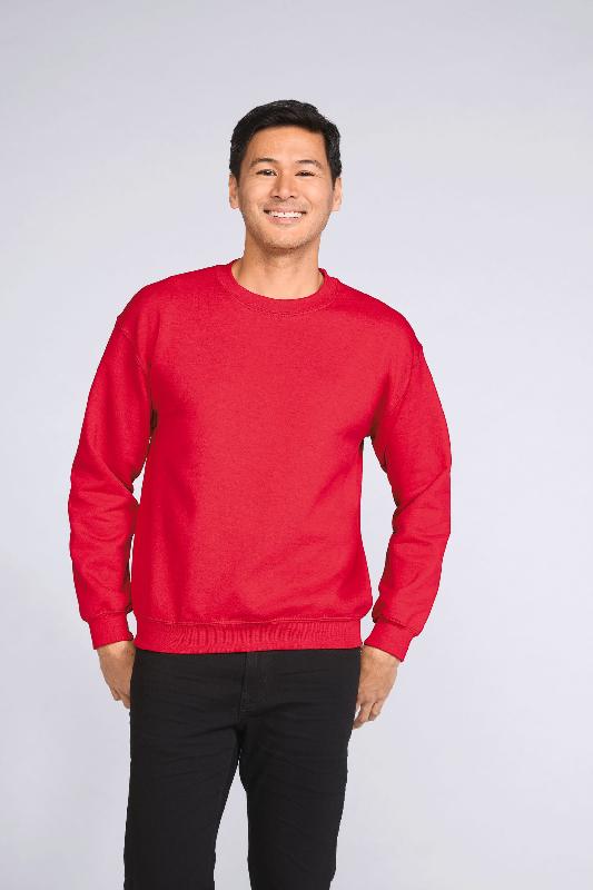 Sweat-shirt col rond Heavy Blend - Réf: GI18000 - Gildan - 50% coton / 50% polyester - Blanc - Tailles 4XL et 5XL_2