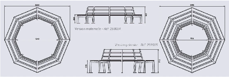 Banc tour d'arbre Silaos® Junior_2
