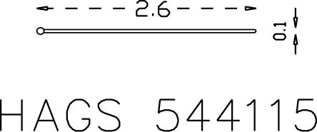 Barrière sélective urbaine 2,6m gris - Hags - Réf 8012769 - Scellement béton_2