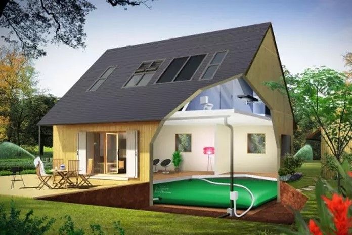 Citerne souple récupération eau de pluie - Neatfx - 9 m³ - Polyester haute résistance avec enduction PVC_3