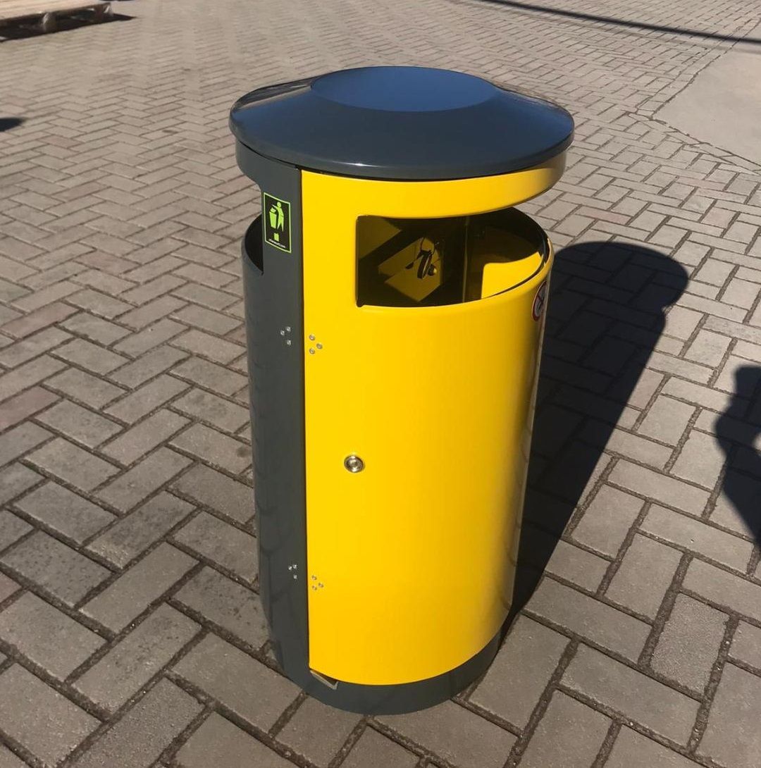 Corbeille AUSTRALIA - Tri sélectif 2 flux 40L - Coloris personnalisables_2