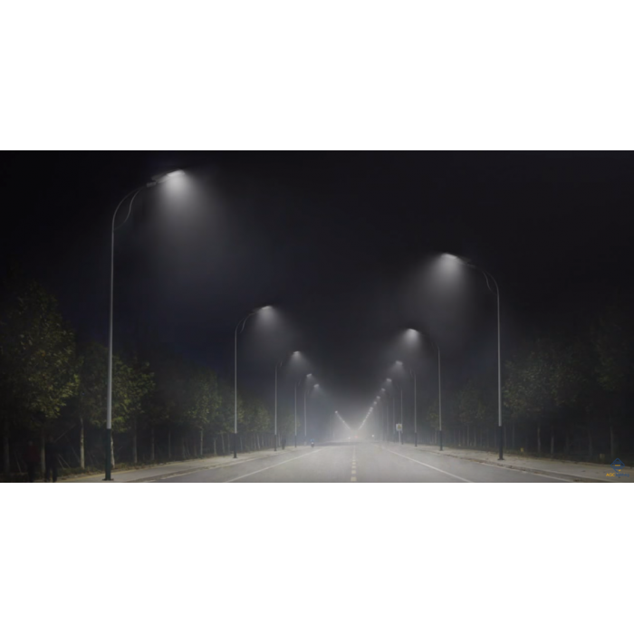 Luminaire d'éclairage public sur mât - LED 60W - Étanche IP66 - Idéal parkings et zones résidentielles - UTERO_2
