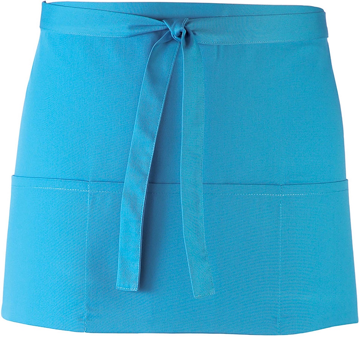 Mini tablier court - 3 poches - nombreux coloris disponibles - modèle PR155 - polyester et coton sergé_2