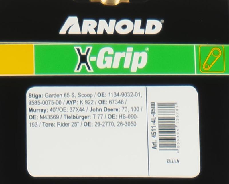 Courroie trapézoïdale X-Grip V - Type 4L500_2