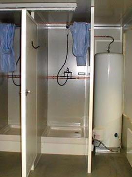 Bungalow de chantier sanitaire 3 m 45 / monobloc / sanitaire / aménagé_2