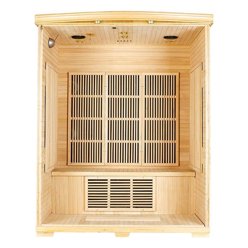 SAUNA INFRAROUGE NORDICA® CARBONE IR3 (3 PLACES) - 150X120_2
