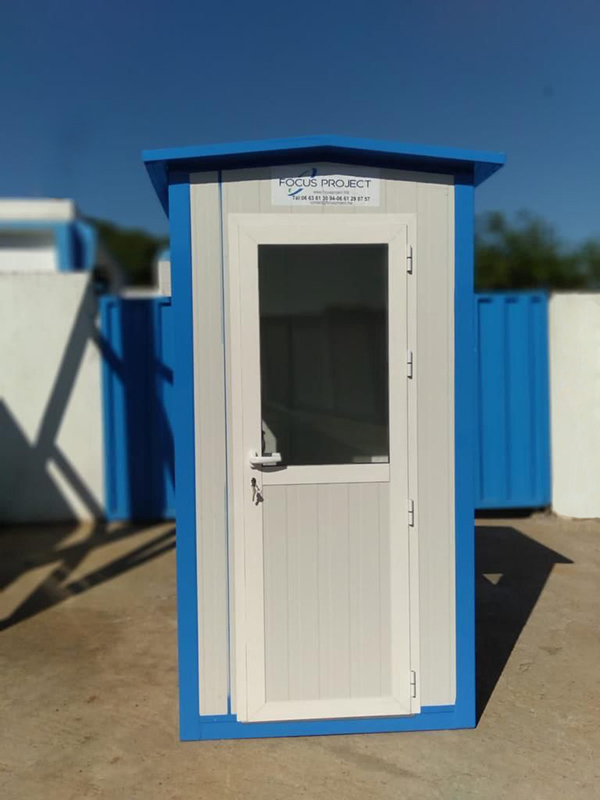 Guérite modulaire adaptée aux conditions climatiques