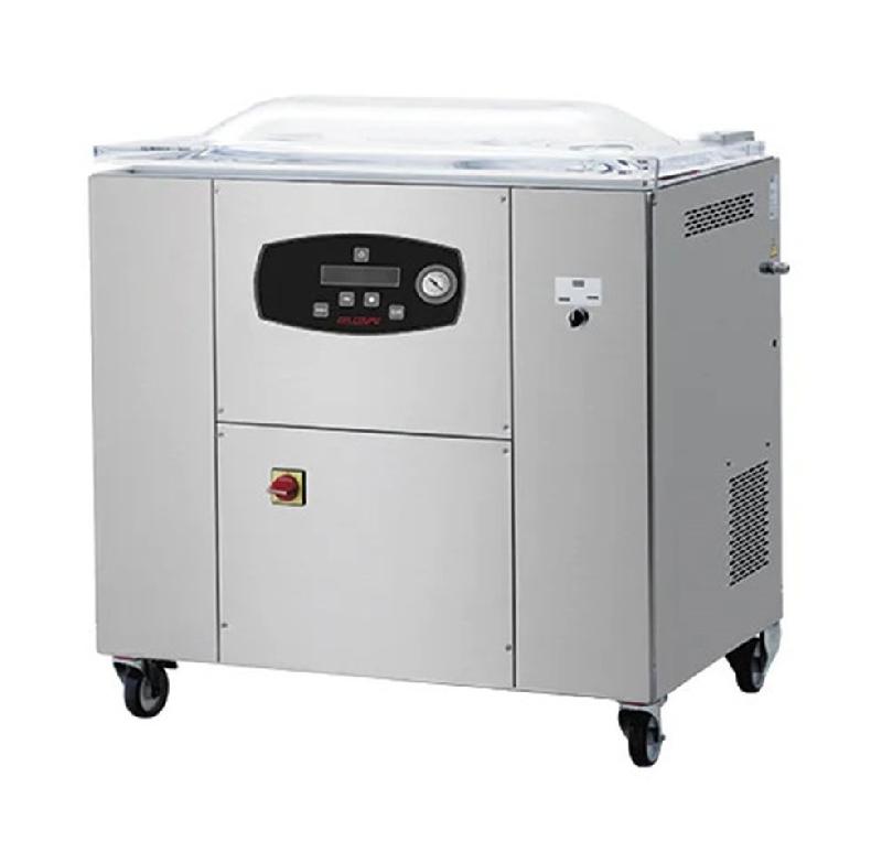 Machine Sous-vide à Cloche 2x 950 mm 101m3 sur Socle - Prestige+ | Delcoupe - Avec injection gaz_2