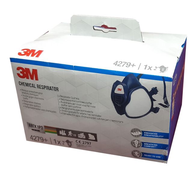 Masque de protection respiratoire 3M adapté aux applications de décapage laser - OAPI_106_2