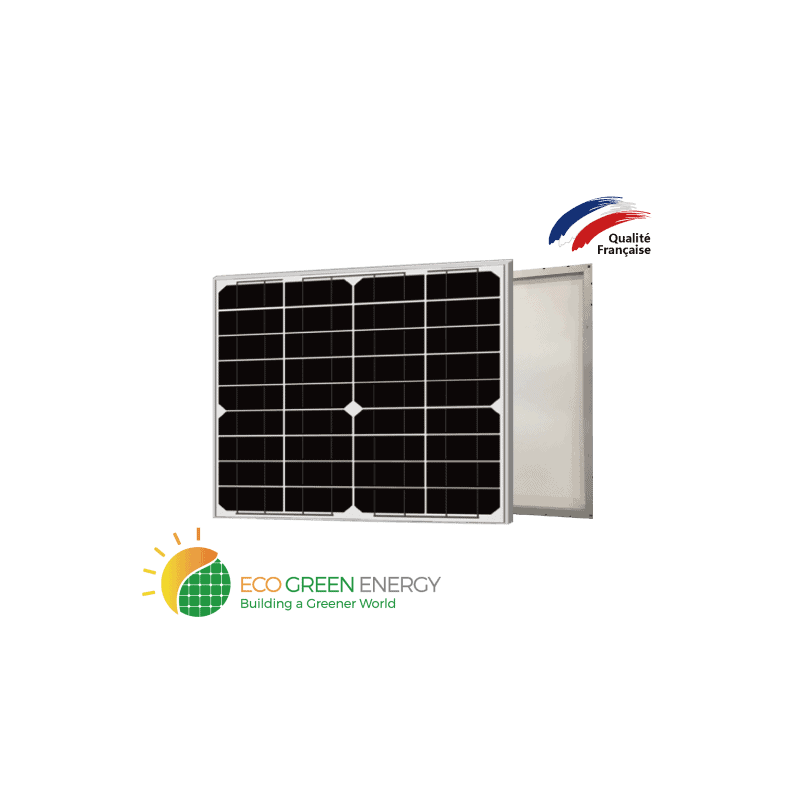 Panneau solaire 10W 12V monocristallin ECOGREEN_0