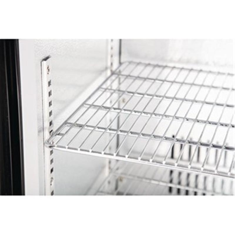 Arrière-bar trois portes coulissantes Série G noir 330L | Polar - GL006_2