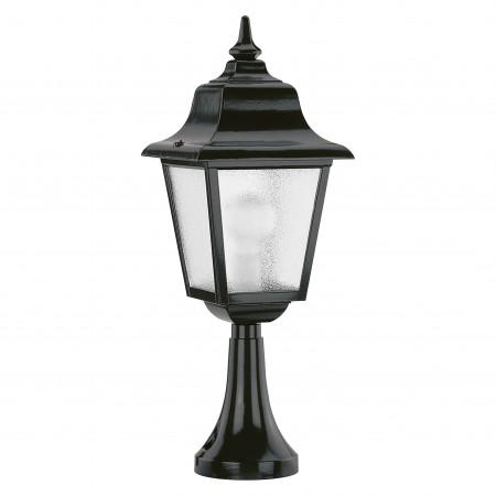 Borne classique décorative ROB IP43 - E27 - style rustique - finition verre gelé - hauteur 592 mm - noir ou blanc_2