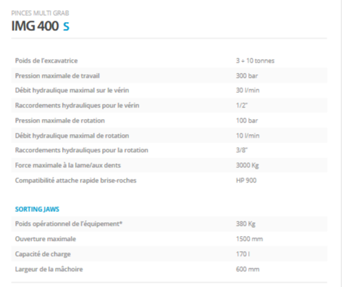 Pinces multi grab IMG 400S - Indeco Ind. Spa - pour démolition et manutention_2