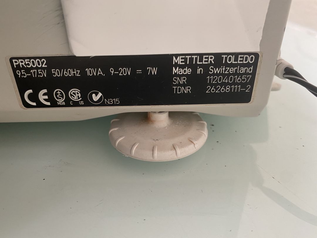 Balance de précision d'occasion pour laboratoire - Mettler Toledo PR5002 - 5100g - 0.01g_2