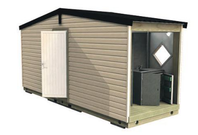 Bloc sanitaire public pour extérieur - 2 blocs individuels_0