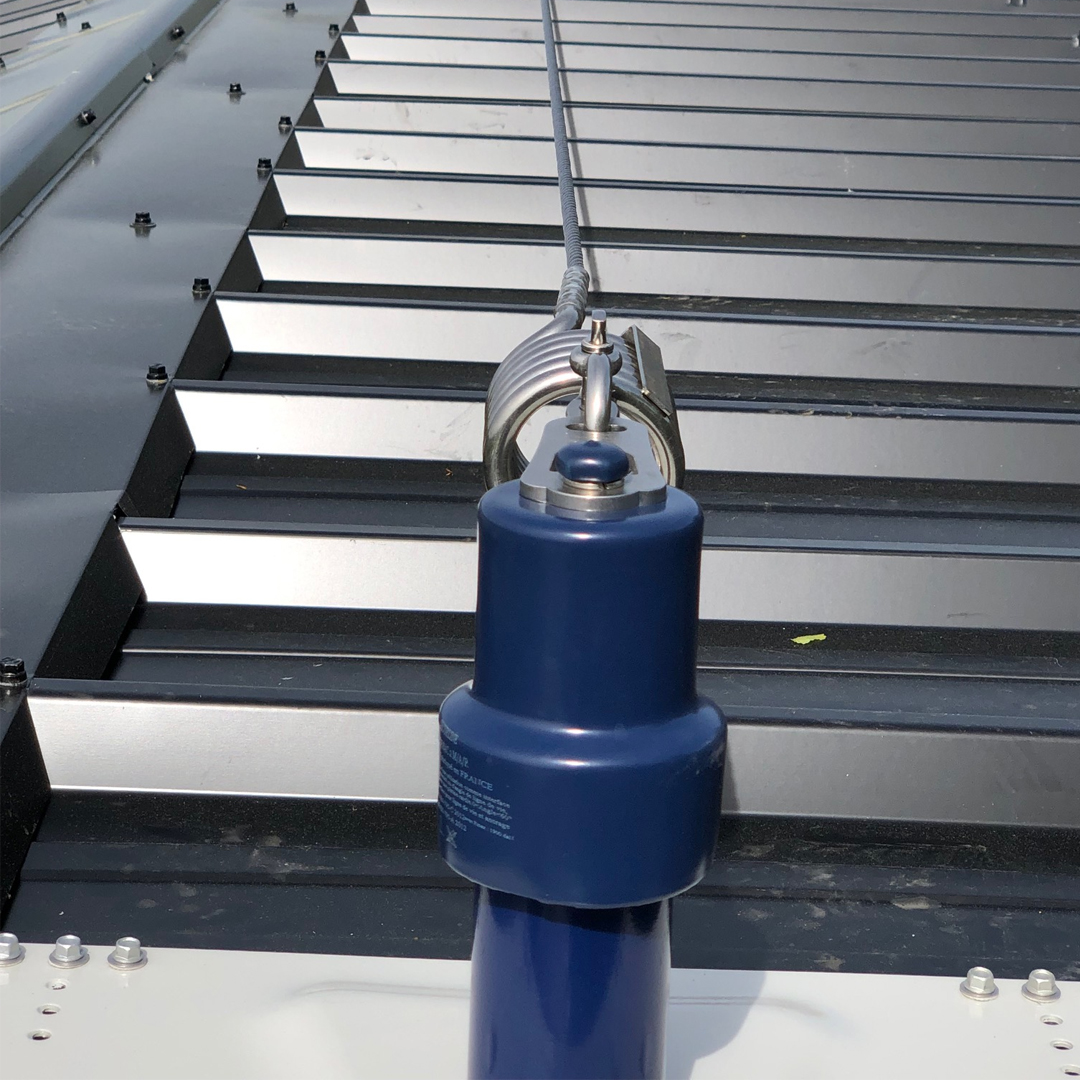 Ligne de vie horizontale sur bac acier - SecurLine, fixation par SecurBac 2U - Jusqu'à 3 utilisateurs_2