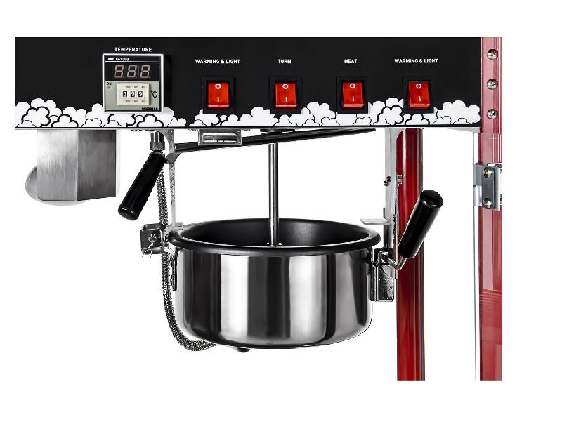 Machine à pop corn avec compartiment chauffant_2