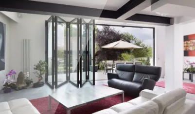 Porte repliable, ou porte accordéon sur mesure en aluminium - GRI Fabricant_2