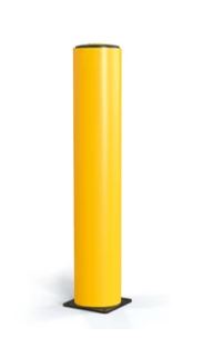 Potelet robuste pour prévention des dommages causés par les chariots