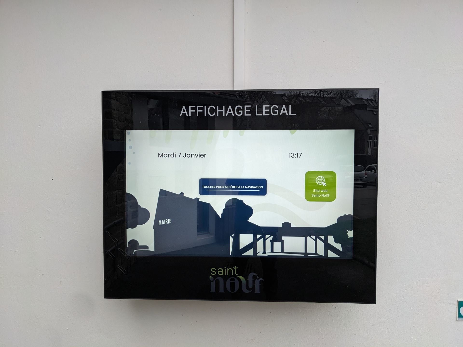 Totem tactile mural outdoor YUMO - Affichage légal ou autre_3