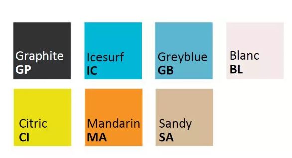 Chaise de conférence sur roulettes avec tablette de travail et espace de rangement - Frill - Monocoque en polypropylène et pivotement à 360°_2