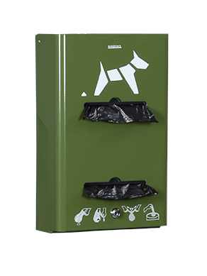 Distributeur mural de sacs pour hygiène canine - 400 sacs - Hygeca - Anti-UV et anti-vandalisme_2