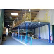 Mezzanine de stockage - diplex - charge allant jusqu'à 1 tonne au m²_3
