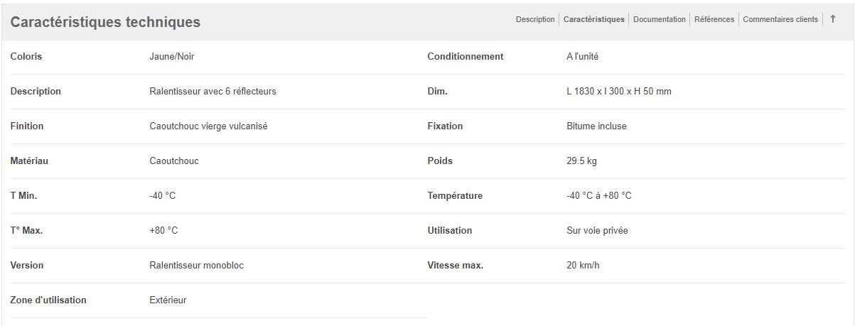 Ral1p - ralentisseur de vitesse - signals - dimension l 1830 x l 300 x h 50 mm_2