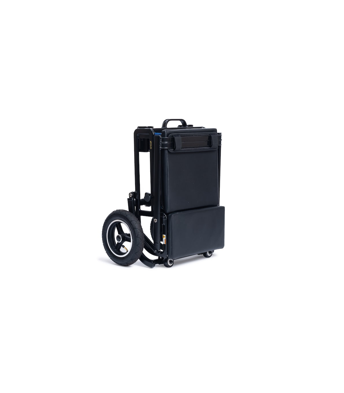 Scooter de mobilité de voyage compact pour personnes âgées, scooter  électrique à 4 roues avec siège large pliable, couleur noire 