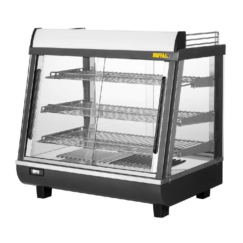 Vitrine chauffante portes avant et arriere 96L - Buffalo - HW927_2