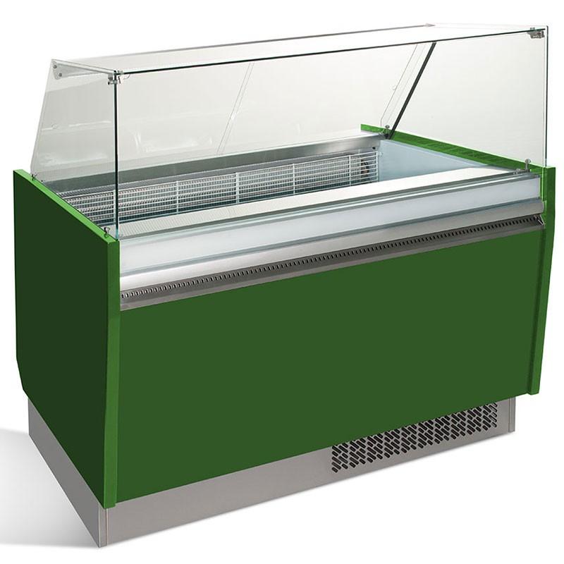 Vitrine de présentation glacier 13+13 bacs - ESTI Multicouleurs | Ggm - Vert clair_2