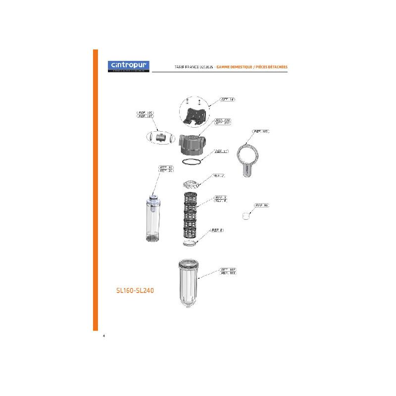 Filtre à Tamis Compact - Cintropur Sl 240 3/4'' - 3,5m³/h_2