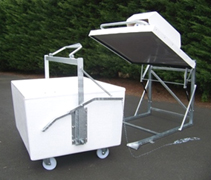 Bac d'équarrissage réfrigéré - 750 litres - Fabrication française - 1500 x 1500 x H 1400 ou 1800 mm_2