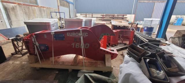 Cisaille hydraulique à ferraille KN 1600 - démolition et recyclage - 500 tonnes - pour pelles de 20 à 50 tonnes_2