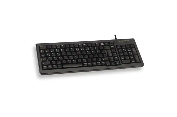 G84-5200 compact keyboard, clavier filaire miniature, usb/ps2, noir, azerty - fr_2