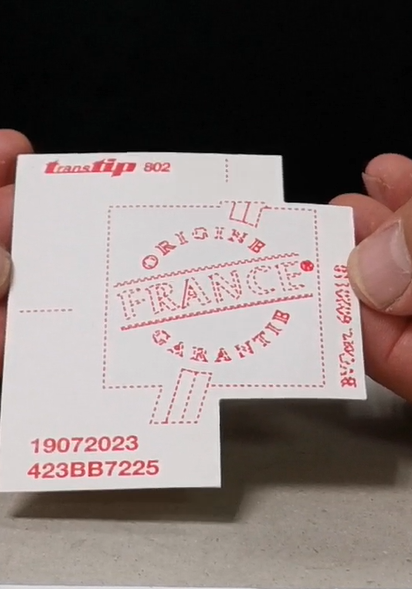 Impression par transfert humide - Normes de résistance et de lisibilité - Transtip_2