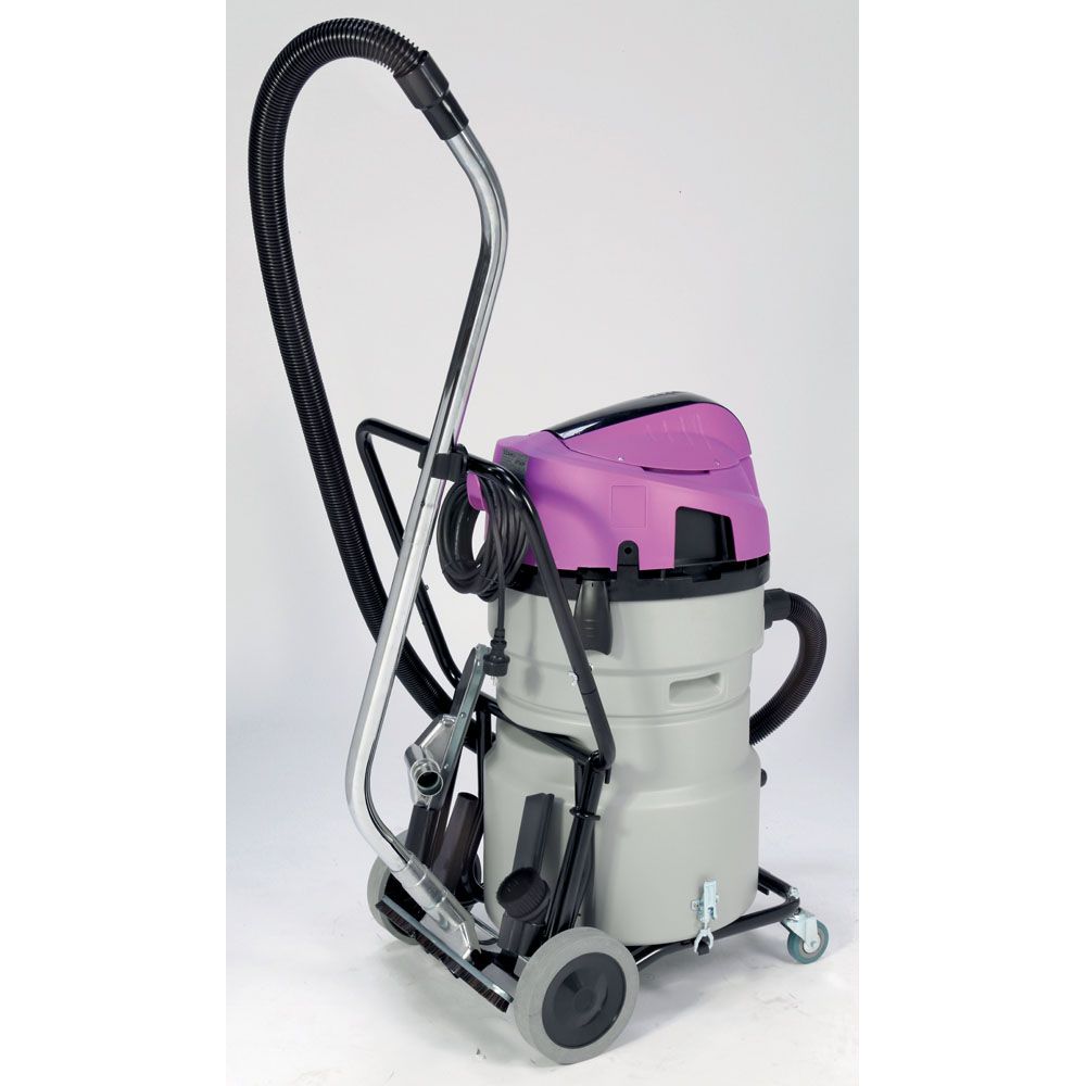 Jet 60 P - Aspirateur eau et poussières Sidamo - Cuve 50L - Bi-turbine - Décolmatage manuel - Classe M_2