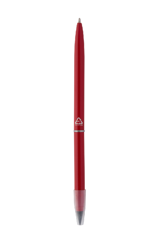 Stylo sans encre - 2 en 1 avec bille et pointe en alliage métallique - Aluminium recyclé - Couleur rouge_2