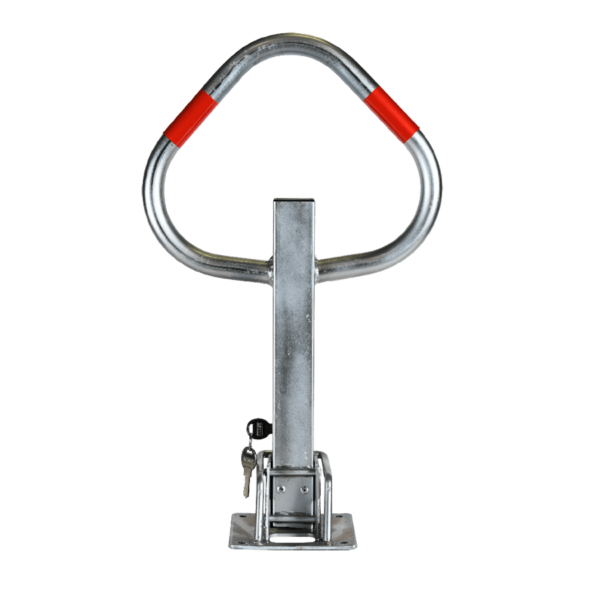 Arceau de parking robuste et pliable SPM9 GAMME PRO - Acier galvanisé avec bandes réfléchissantes pour copropriété, centre commercial, hôtel, stade ou gare_2