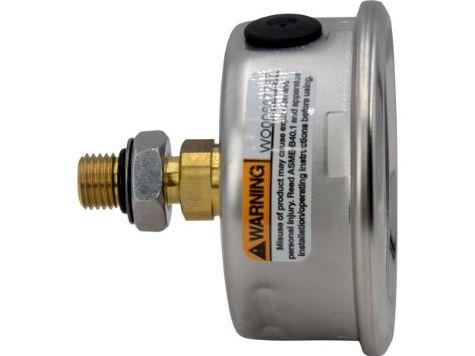 G2534SR, Manomètre, 63 mm Face, Montage arrière, Bain de glycérine, 400 bar pression maximale_2