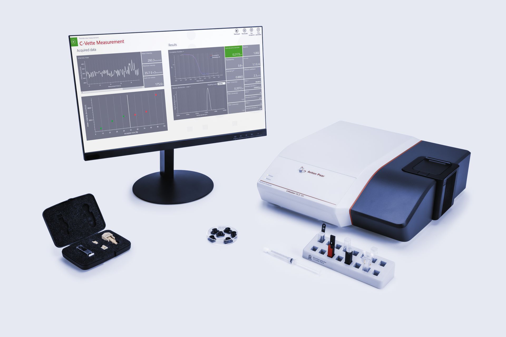 Instrument de diffusion dynamique de la lumière : Litesizer DLS 101_2
