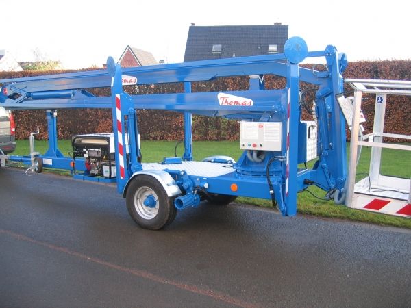 Nacelle tractable 160 nw - thomas - hauteur de travail 16 m - capacité de levage 250 kg_2