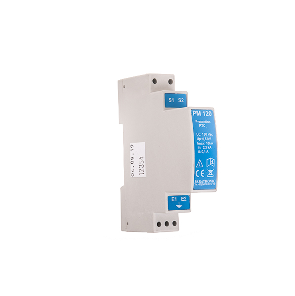 Protections foudre et CEM - PM 120 - Protection téléphonie RTC - Boîtier 1 module 17,5 mm pour rail DIN_2