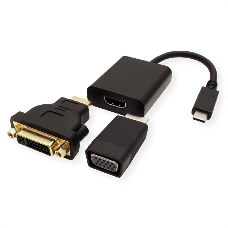 Value adaptateur type c - vga/hdmi/dvi_2