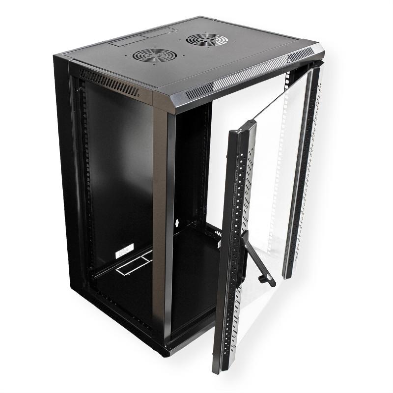 VALUE Armoire murale 15 UH (HxLxP) 768x570x600mm , noir_2