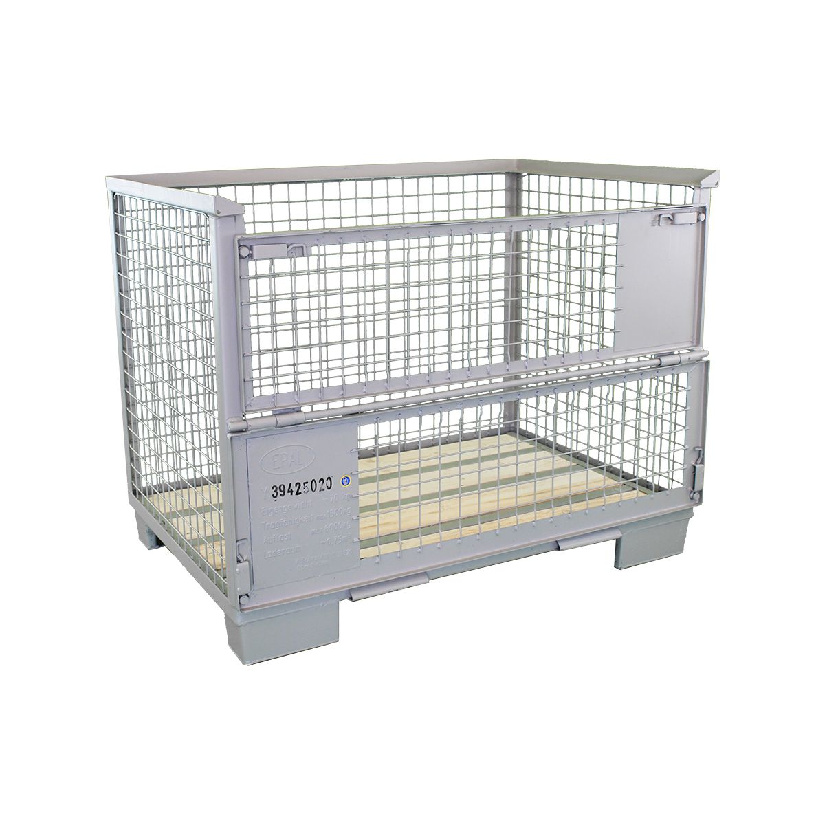 Caisse-palette grillagée Europool - Location - Normes DIN 15155/8 et UIC 435-3_2
